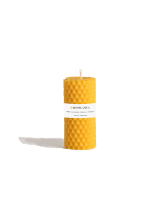 Sveča iz čebeljega voska Naravna