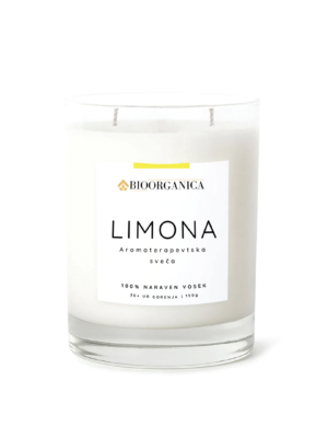 Aromaterapevtska sveča Limona