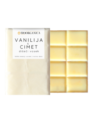 Dišeči vosek iz čebeljega voska Vanilija & Cimet