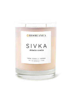 Sveča iz čebeljega voska Sivka